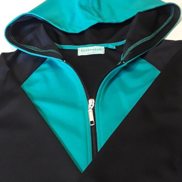 Silverware Womens Sz M Colorblock Lightweight Jacket - Picture 5 of 12